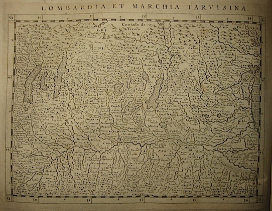 Magini Giovanni Antonio Lombardia, et Marchia Tarvisina 1620 Padova
